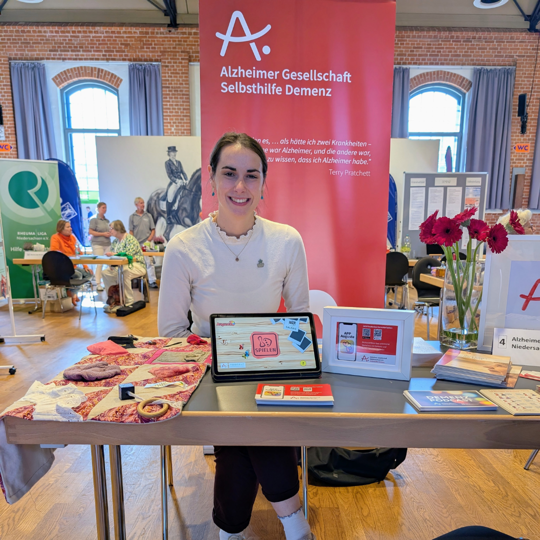 Demenz Messe Soltau mit Referentin Jette Schneider
