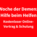 Woche der Demenz: Kostenloser Online-Vortrag & Schulung